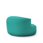 Lumaland Pouf Chaise Tabouret 25x45 Cm - Intérieur Extérieur Résistant à L'Eau (Anthracite)