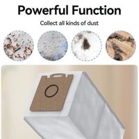 Lot De 10 Sacs à Vidange Automatique Pour Aspirateur Robot JONR T5 Pro - Capacité 3,5 L, Filtration Fine