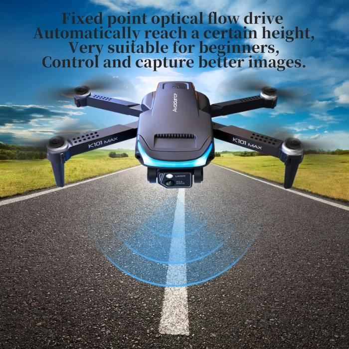 Drone GT3 Mini 8K HD Caméra Double, Évitement Obstacles, WiFi FPV, Vol Stable, Débutant, Pliable - Drones et multirotors (13523804