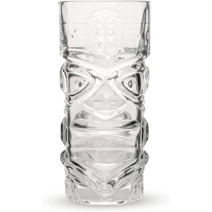 CKB LTD Keramik-Tiki-Schnapsgläser, 50 Ml, 4er-Set – Bunt Handbemalt, Für Hawaii-Partys