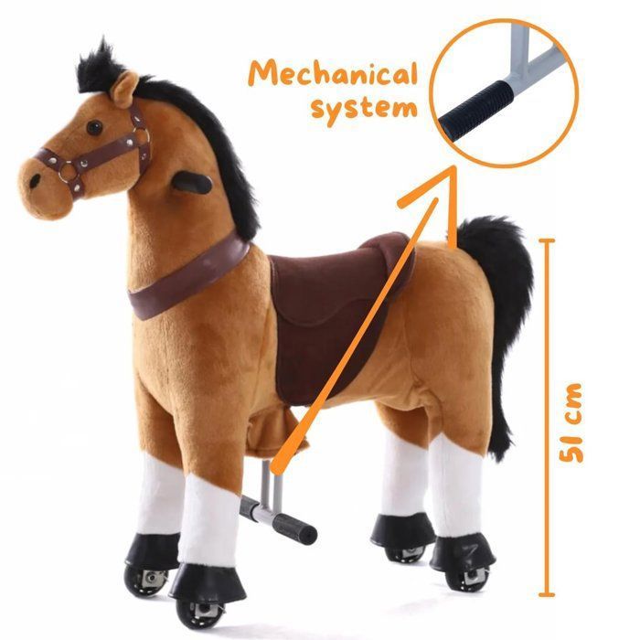 Cheval d'équitation à Roues Petit à ans Jouet à Bascule