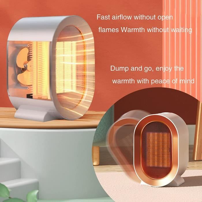 Nouveau chauffage électrique domestique vertical Ptc chauffe-céramique  trois secondes chaud