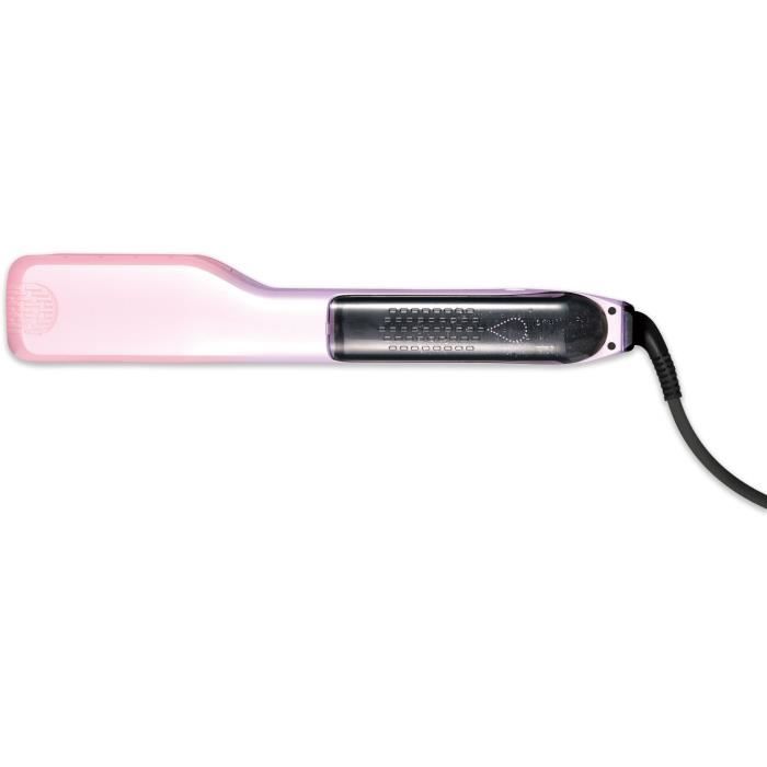 Lisseur Vapeur SAINT ALGUE TITANIUM + Soin Kera-PROTEIN - 230°C, Plaques Titane, Rose Gold