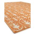 Tapis poil ras Summer Orange 100x150 cm - Tapis poil court design moderne pour salon - 60004520-3