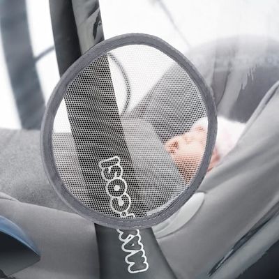 Housse De Pluie Universelle Siège Auto Bébé Caratero - PVC Transparent Imperméable - 0-12 Mois
