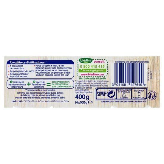 Bledina Douceurs Au Fromage Blanc Pour Bebe Des 8 Mois Mirabelles 4x100g Achat Vente Dessert Lacte Bledina Douceurs Au Fromage Blanc Pour Bebe Des 8 Mois Mirabelles 4x100g Cdiscount Pret A Porter Bledina Douceurs Au Fromage Blanc Pour Bebe Des 8 Mois Mirabelles 4x100g Achat Vente Dessert Lacte Bledina Douceurs Au Fromage Blanc Pour Bebe Des 8 Mois Mirabelles 4x100g Cdiscount Pret A Porter