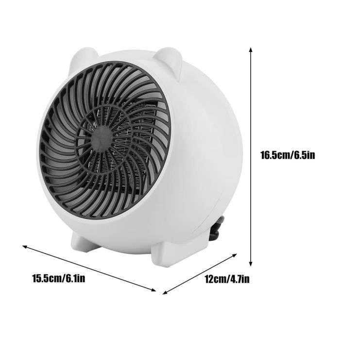 Mini Ventilateur De Chauffage, Économie D'Énergie Radiateur Soufflant, Usb  Rotatif Électrique Aéroconvecteur Ventilateur, Ave[N149] - Cdiscount  Bricolage