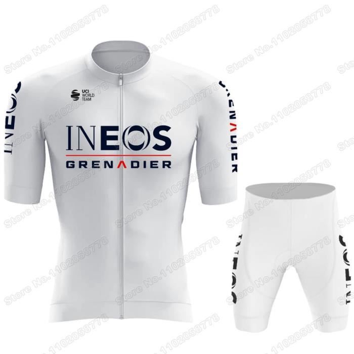 XL Maillot de cyclisme de l quipe INEOS grenader pour hommes ensemble Tenue de v lo de route chemise sh