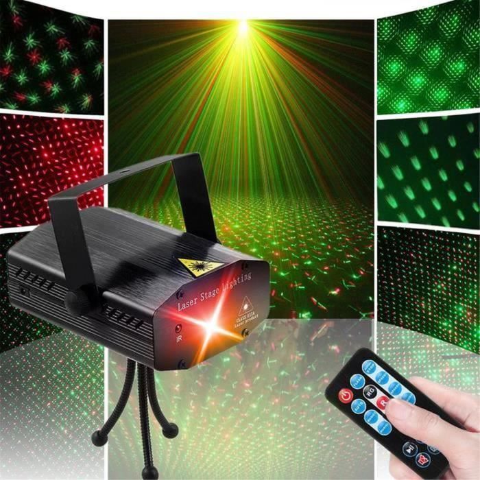 LEEGOAL LED Lampe Laser Projecteur Lumière de scène Disco