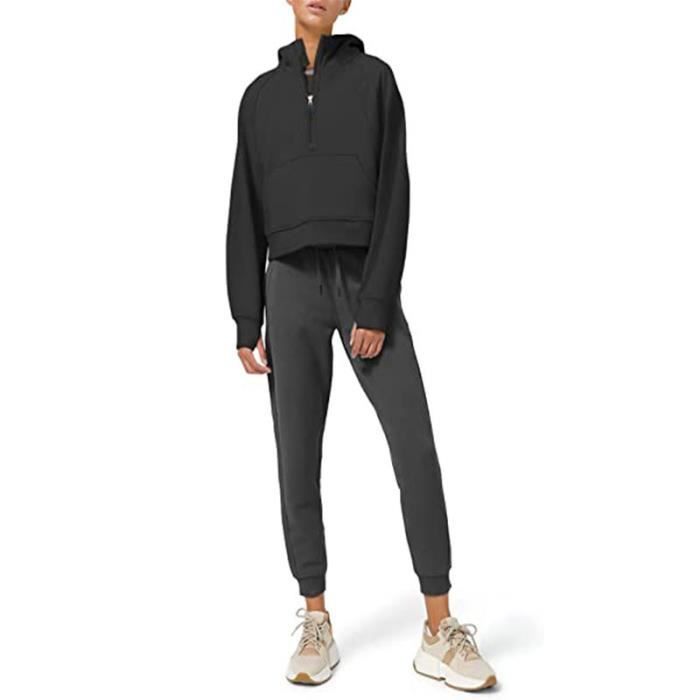 Pull zippé Rose et Gris Taille M