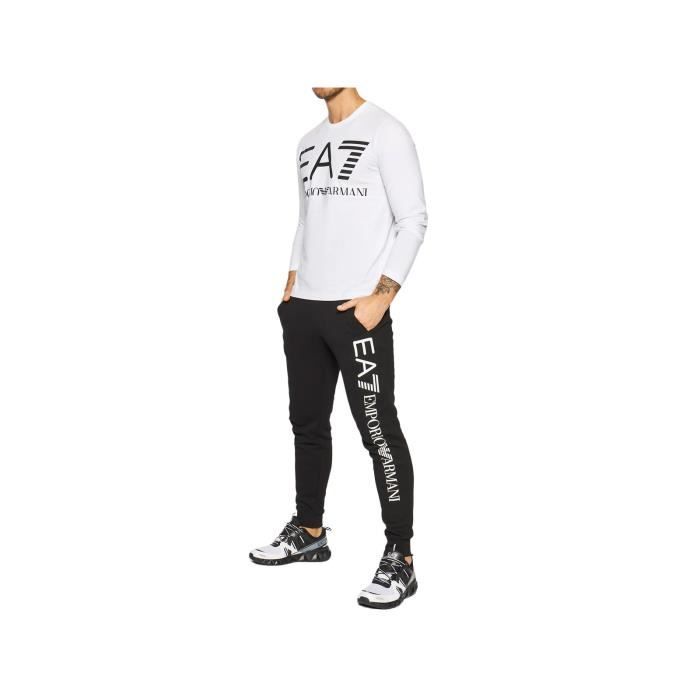 Pantalon de surv tement homme EA7 Emporio Armani Noir Fitness
