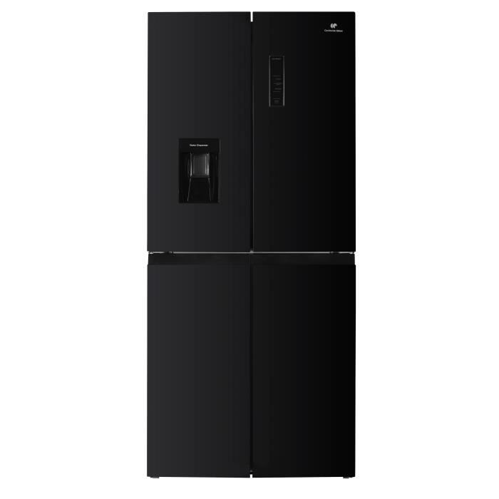 Réfrigérateur Continental Edison CERA4D464B 4 portes avec distributeur d'eau 464L Noir