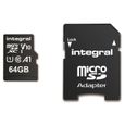 INTEGRAL MEMORY Micro SDXC 64GB Haute Vitesse 100MB/s de vitesse de transfert-2