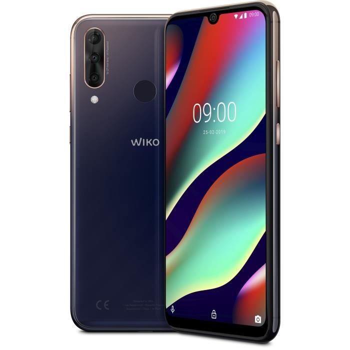 Vente Téléphone portable WIKO View 3 Pro Nightfall 64Go pas cher Vente Téléphone portable WIKO View 3 Pro Nightfall 64Go pas cher