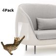 4pcs chat animal garde-chat mat tapis chat griffoir post meubles canapé protecteur @whicloudX1662-0