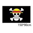 ECELEN 90x150 CM Drapeau One Piece Monkey D. Luffy Skull lh1222vflglp01er