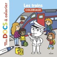 Les trains. Coloriage 3-6 ans