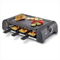 Raclette Grill pour 6 personnes - Korona 45065 - Plaque anti-adhésive - Contrôle de température réglable