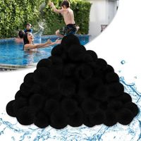 LARS360 Balles filtrantes pour piscine - 1400 g Peut remplacer 50 kg de sable filtrant (noir)