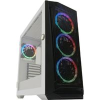 Boîtier Gaming - LC-Power - 805BW Holo-1X - Blanc - RGB - ATX