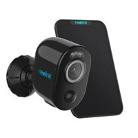 Reolink Argus 3 Pro + Panneau Solaire 2K WiFi Caméra Surveillance Solaire sans Fi Détection de Personne/Véhicule et Alertes - Noir