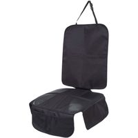 Tinéo Pare-Soleil Voiture Bébé – 2 Housses Chaussettes Universelles 80% Ombrage UV, Installation 5 Secondes (Noir)