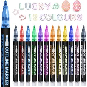 KOUSICOO 12 Couleurs Stylo Paillette, Feutres Paillettes Noël Cadeau KOUSICOO 12 Couleurs Stylo Paillette, Feutres Paillettes Noël Cadeau