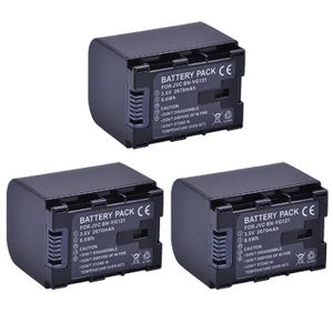 BATTERIE APPAREIL PHOTO Batteries 2670mAh BN-VG121,VG121U,VG121US + Kits d