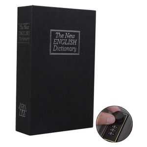 Secret Dictionnaire Livre Coffre-fort ARGENT CASH SÉCURITÉ Serrure de Coffre Hidden Stash Keys