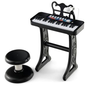 AIYAPLAY Piano enfant électronique, clavier de piano, 32 touches  multifonctions, couvercle lumineux LED, blanc - Cdiscount Jeux - Jouets