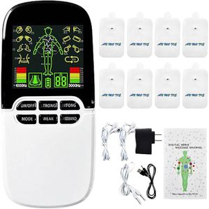 Électrostimulateur TENS Anti-Douleur et électrostimulation Musculaire EMS Pour le dos, le cou, le stress sciatique