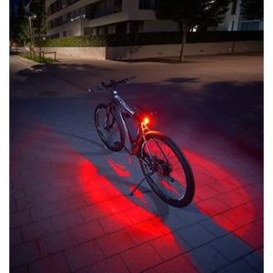 Rolson Vélo avant DEL WONDERBAR Light & 5 DEL Rechargeable USB Arrière Lumière Rouge