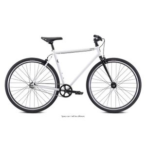 VÉLO DE COURSE - ROUTE Vélo fixie Fuji Declaration New 2022 - blanc - 57 cm - Acier - 1 vitesse - Vélo de ville - loisir