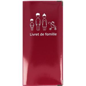 PORTE PAPIERS Protège livret de famille couleur motif liedevin Color Pop - France – PVC vernis – 22 x 10,5 cm