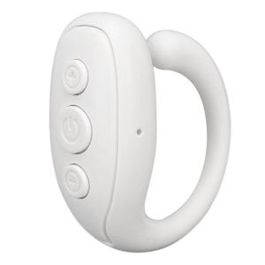 COMBINE TEL. PORTABLE Qiilu Télécommande Bluetooth pour téléphone portable en forme d'anneau, contrôle d'une seule touche