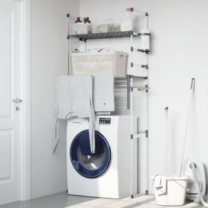 Plateau élévateur pour machine à laver 61x55x30 cm blanc