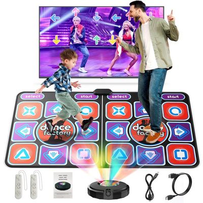 Tapis de Danse Musical pour Enfants de 3 à 8 Ans avec Affichage LED, Cadeau d'anniversaire de Noël pour Garçons Filles(Violet) - Jeux - Jouets