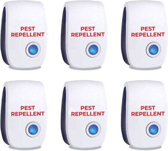 Répulsif à Ultrasons Anti-rongeurs 3 En 1 - 3 Modes + 9 LEDs Stroboscopiques - Zone 360° Jusqu'à 300 M² - Pour Souris, Rats, Araignées