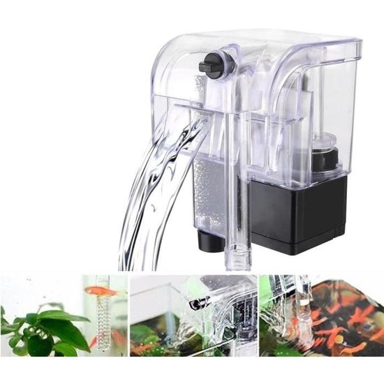 Filtre suspendu réglable pour aquarium - Petits Compagnons