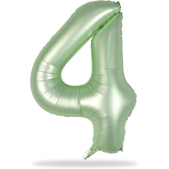 Grands Ballons Rouges En Forme De Chiffres Pour Filles Et Garçons 101,6