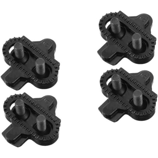 Crampons SPD Plaques Pédales Vélo - Lot Pour Chaussures Route VTT - Compatible Look Keo Shimano