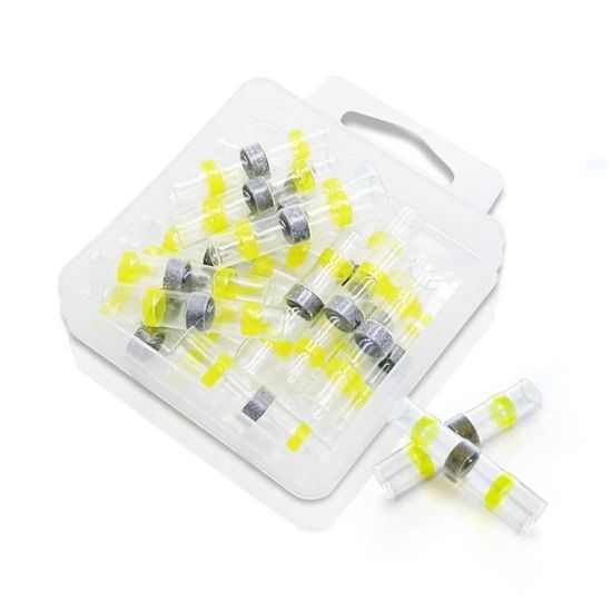 150 Pièces Joint De Soudure Connecteur De Fil Isolés, 4 Tailles Connecteurs A Bout Souder Gaine Thermoretractable Bornes De Fil Etanches Isolees Convient Pour Electrotechnique Automobile 90421813
