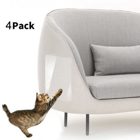 4pcs chat animal garde-chat mat tapis chat griffoir post meubles canapé protecteur @whicloudX1662
