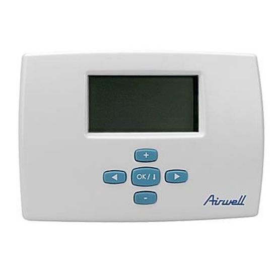 Thermostat d'ambiance programmable filaire Airwell - Cdiscount Bricolage