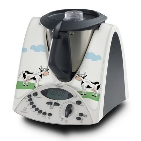 Sticker Autocollant Decoratif Cartoon Vaches pour Vorwerck Thermomix