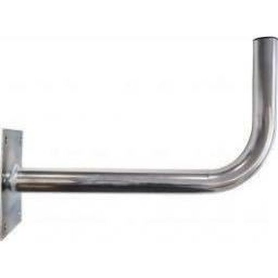 Nedis Support Antenne Parabolique Balcon - Fixation Robuste 75cm Avec Poids En Pierre