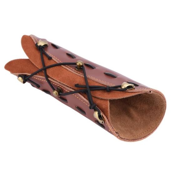 Protège-bras En Cuir Pour Tir à L'arc Traditionnel - Ambidextre - Neuf