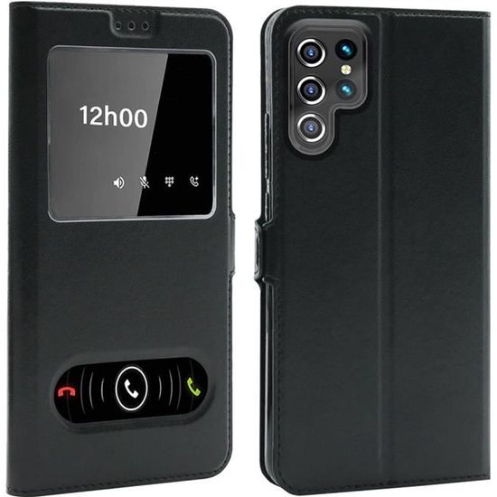 Coque Silicone pour Samsung S22 Ultra Noir + 2 Protections d'écran en Verre  Trempé - Cdiscount Téléphonie