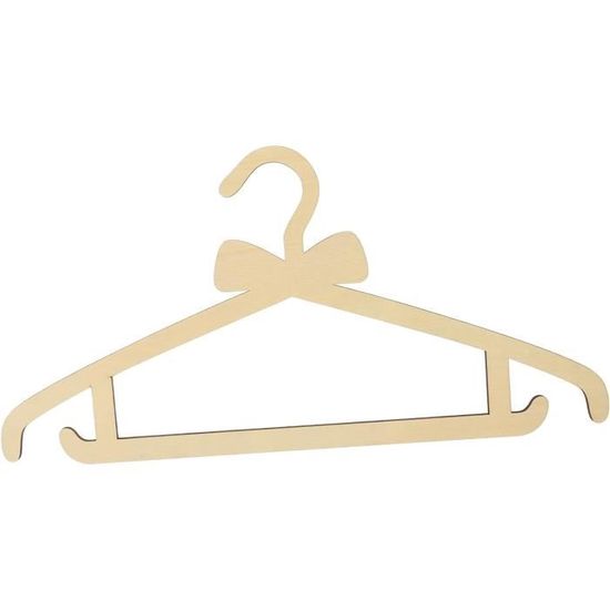 Cintres Antidérapants Cintres Bébé Bois 5 Pièces Vastsea - Antidérapants Motif Renard - Pour Vêtements Enfants Et Poupées Cintres Antidérapants Qualité