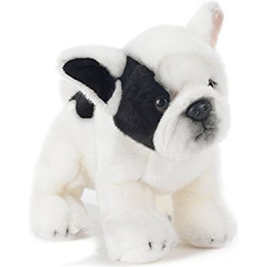 Peluche chien Bouledogue francais 30 cm Cdiscount Jeux Jouets